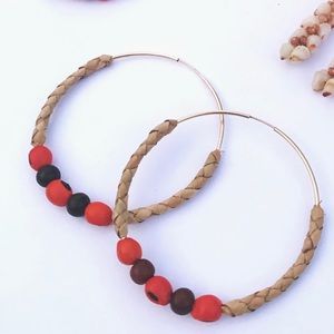 Lauhala wrapped HOOPS